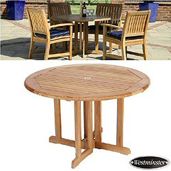 Westminster Teak - Kensington 120cm Gateleg Table