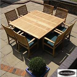 Westminster Teak - Pacific 8 Seater Armchair Set