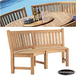 Westminster Teak - Brighton Curved Bench