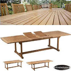 Westminster Teak - Grand Double Extending Table