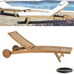 Westminster Teak - Sunlounger