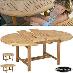 Westminster Teak - Martinique Double Extending Table