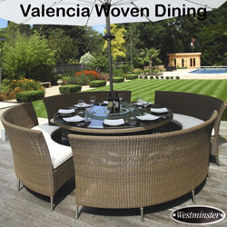 Westminster - Valencia 12 Seater Woven Dining Set