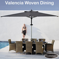 Westminster - Valencia 8 Seater Woven Dining Set