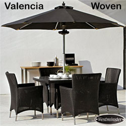 Westminster - Valencia 4 Seater Armchair Woven Set