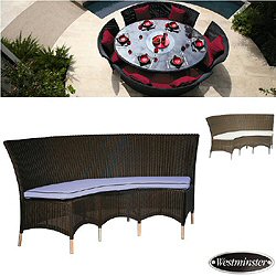 Westminster Valencia - Curved Bench