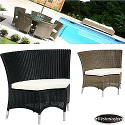 Westminster Valencia - Single Seat Curved Bench