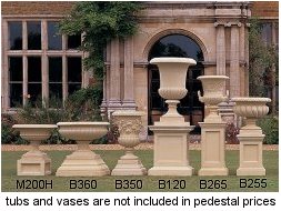 Pedestals and Plinths - For urns and vases