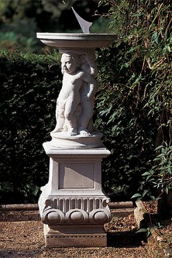 Sundials - Jacobean Figured Sundial Plinth