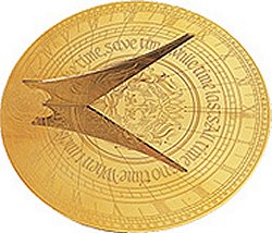 Sundials - Small Brass Dial and Gnomon