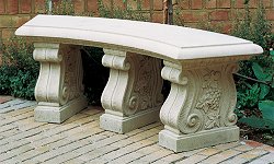 Seats and Tables - Curved Bench Seats