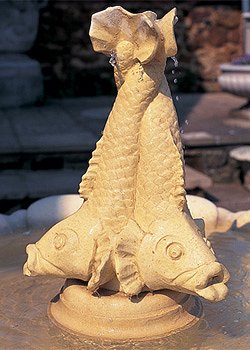 Fountains - Entwined Fish Centrepiece for Lotus Fountain