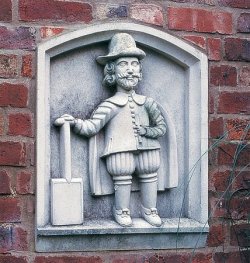 Obelisks & Miscellanea - Tradescant Wall Plaque