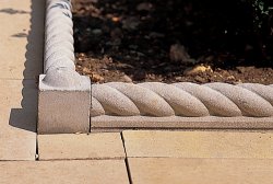 Obelisks & Miscellanea - Roped Edging Stones 457mm length and Posts