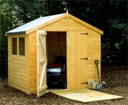 Deluxe - Halls Double Door Apex Shed