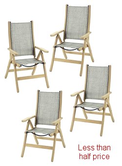 Iroko Furniture - Astley Folding Armchairs