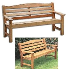 Teak Collection - Lydbury 2 and 3 Seater Benches