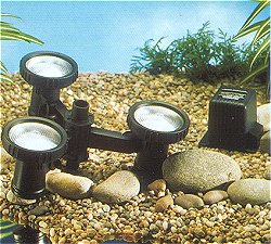 Low Voltages Underwater Lights - Aqua glow LED pond lights