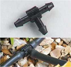 Automatic Watering Pipeline - 4mm T Connector