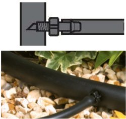 Automatic Watering Pipeline - 4mm Straight Connector