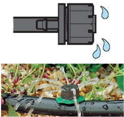 Automatic Watering Drippers - End of Line Adjustable Mini Sprinkler