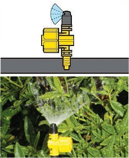 Automatic Watering Drippers - 90° Adjustable Microjet