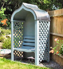 Classical Seating Arbours - The Lynford Arbour Gothic Roof