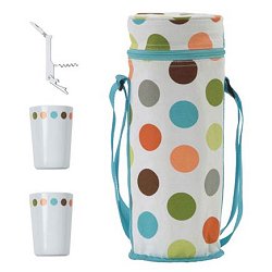 Picnic Accessories - Dotty Spot Wine Cooler Set