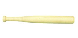 Bat and Ball Games - Rubber Grip Rounders Bat