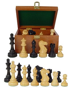 Boxed Chess Pieces - Staunton Standard 3.5inch King Set