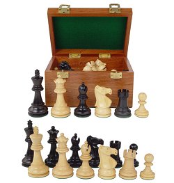 Boxed Chess Pieces - Staunton Club Design 3.5inch King Set