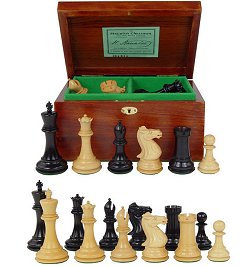 Boxed Chess Pieces - Staunton Reintroduction 4inch King Set