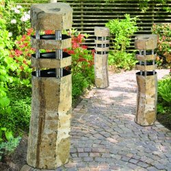 Stone Lighting - 90cm Basalt Lamp