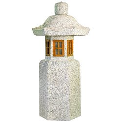 Stone Lighting - 90cm Granite Lamp