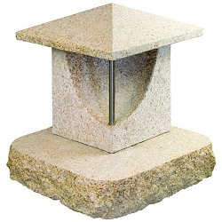 Stone Lighting - 55cm Granite Lamp