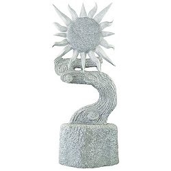 Sculptures - Granite Sun Sculpture