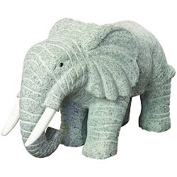 Granite Elephant - TEN TONNE Giant 230cm Tall x 400cm Long