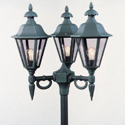 Pallas 528 Green - Triple standard lamps - Classic Range