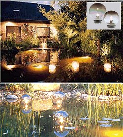 Low Voltage Pond Lights - Lunaqua Floating Light