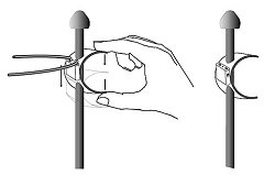 Plant Magic Range - Plant Stakes .  8mm with adjustable clip