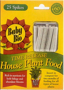 House Plant Care - Baby Bio Feed Spikes