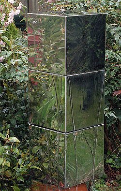 Self Contained Fountains . Stainless Creations - Three Boxed Tower