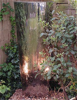 Self Contained Fountains . Stainless Creations - Elliptical Eye