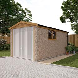 8ft 6in wide Apex Roof Single Concrete Garages - <b>Area 1</b> A versatile and spacious garage