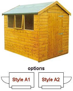 Apex Roof Sheds - Traditional Garden Shed