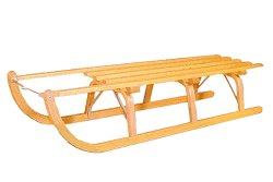 Traditional Alpine Sledge - Large Davos 110cm Sledges
