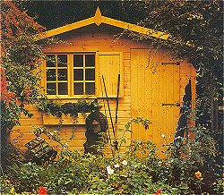 Security Cabins - Shuttered Georgian style windows