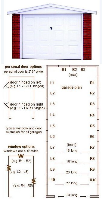 9ft 9in wide Apex Roof Single Ultimate Concrete Garages - <b>Area 3</b> A versatile and spacious garage
