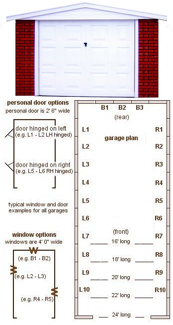 10ft 6in wide Apex Roof Single Ultimate Concrete Garages - <b>Area 1</b> A versatile and spacious garage