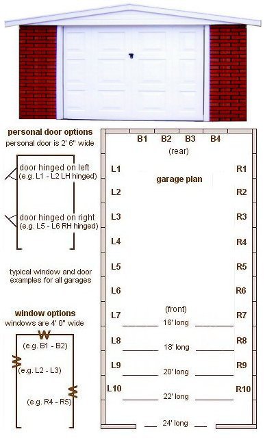 12ft wide Apex Roof Single Ultimate Concrete Garages - <b>Area 1</b> A versatile and spacious garage